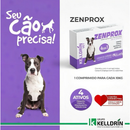Zenprox Gatos 4 em 1 - Febantel, Pamoato de Pirantel, Praziquantel e Ivermectina - Kelldrin 4 Comp