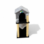 Aranhador Para Gatos Com Casinha e 2 Brinquedos