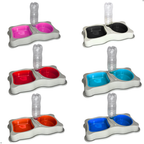 Kit Comedouro Bebedouro Pet Cachorro Gato Durapets 750/550ml