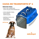 Caixa de Transporte Pet Para Caes Cachorro e Gato Pequeno Medio e Grande