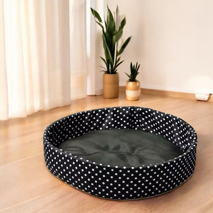 Cama Caminha Pet para Cachorro ou Gato Médio 50cm x 50cm Lavável Redonda