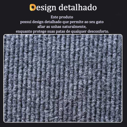 Arranhador Adesivo Protetor para Sofá Parede e Cama Box Carpete Premium Texturizado