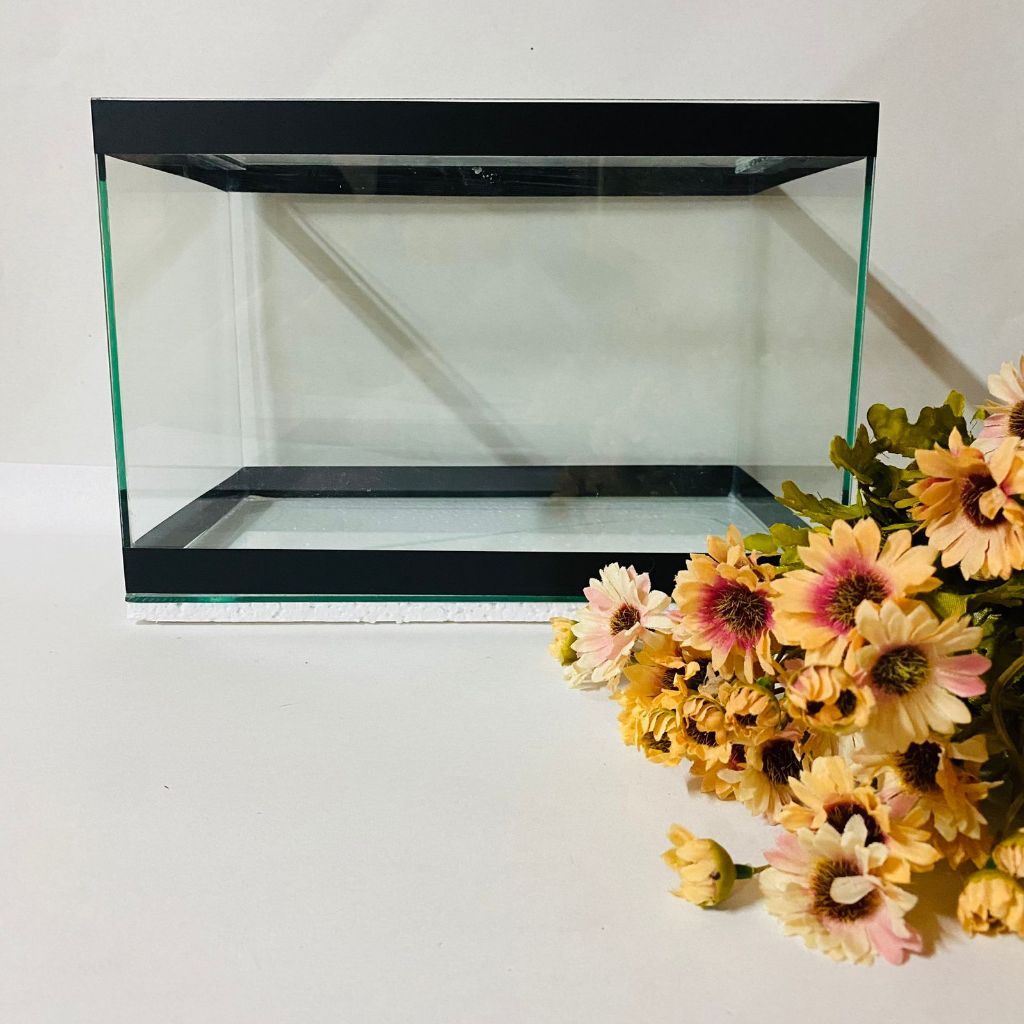Aquário de peixes 20 Litros 40x20x25cm | Ideal para Peixes Ornamentais Vidro 3mm Produto já montado