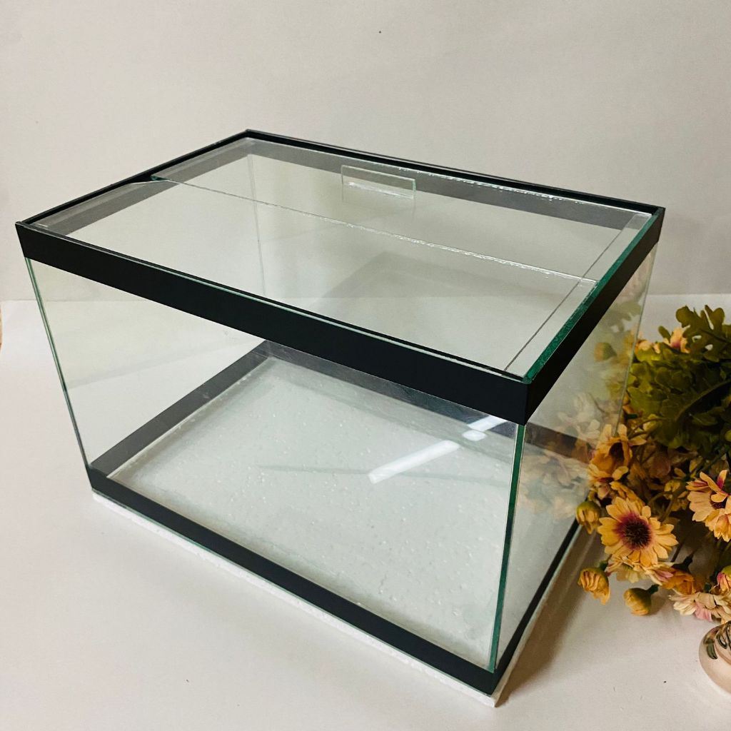 Aquário de peixes 20 Litros 40x20x25cm | Ideal para Peixes Ornamentais Vidro 3mm Produto já montado