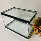 Aquário de peixes 20 Litros 40x20x25cm | Ideal para Peixes Ornamentais Vidro 3mm Produto já montado
