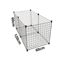 Gaiola de tratamento grande para gatos Cercado para coelhos com teto ou fundo - 60x1.20