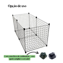 Gaiola de tratamento grande para gatos Cercado para coelhos com teto ou fundo - 60x1.20