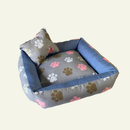 Cama Quadrada Caminha Pet Cachorro Gato Várias Cores com 100% Zíper