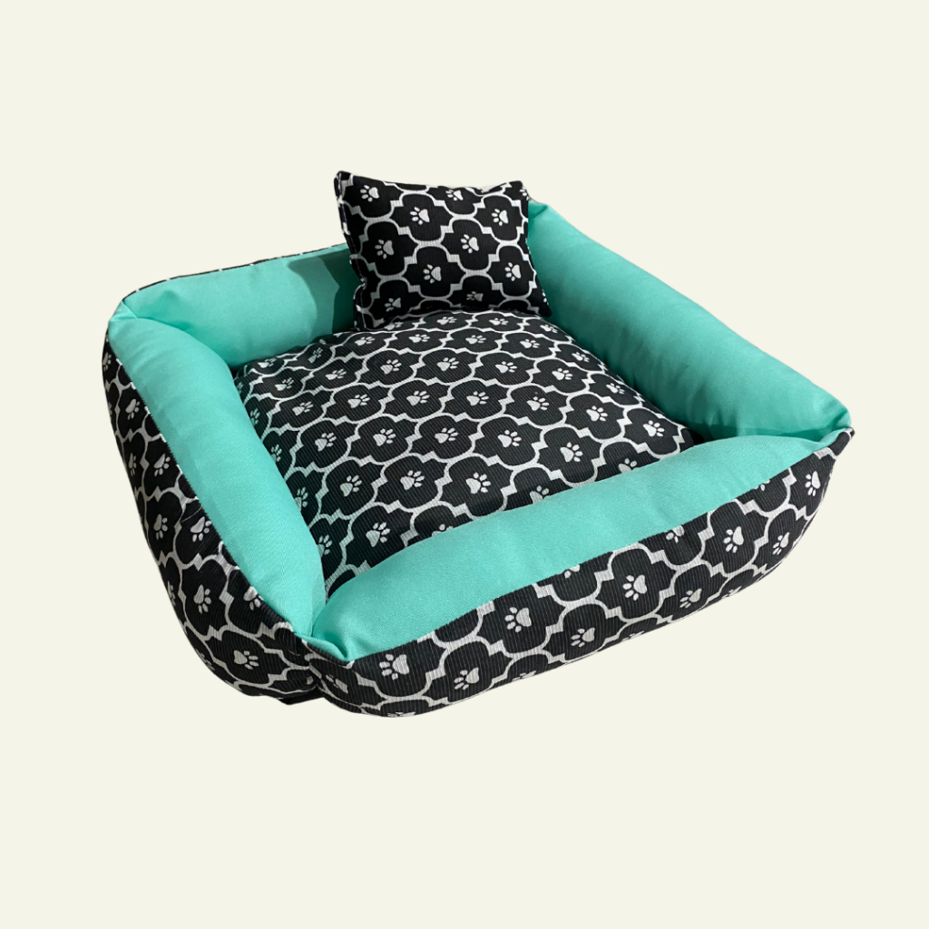 Cama Quadrada Caminha Pet Cachorro Gato Várias Cores Com 100% Zíper
