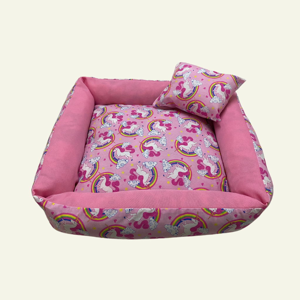Cama Quadrada Caminha Pet Cachorro Gato Várias Cores Com 100% Zíper