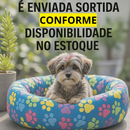 Cama Caminha Pet para Cachorro ou Gato Médio 50cm x 50cm Lavável Redonda