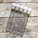 kit tubo de ensaio 12 ml - 10 cm de comprimento