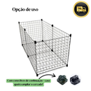 Gaiola de tratamento grande para gatos Cercado para coelhos com teto ou fundo - 60x1.20