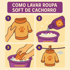 Roupa Pet para Cachorro e Gato Macacão de Frio Inverno 100% Soft Diversos Tamanhos Estampas Variadas