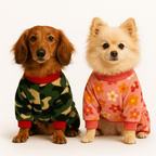 Roupa Pet para Cachorro e Gato Macacão de Frio Inverno 100% Soft Diversos Tamanhos Estampas Variadas