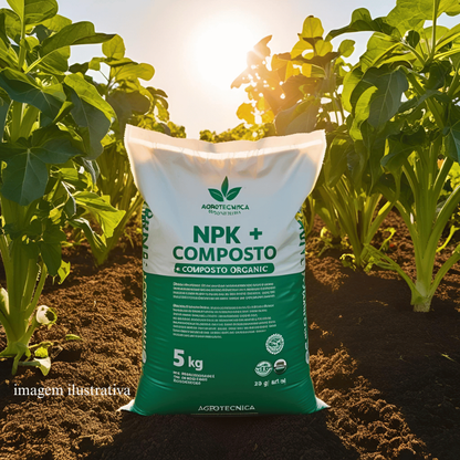 Adubo Composto Organico Npk - 2Kg E 5Kg | Plantas, Flores, Horta E Frutiferas