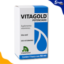 Vitagold Potenciado Suplemento Vitamínico para Passaros Aves Animais Vitamina Pet 50ml