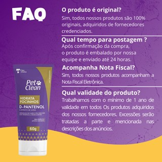 Hidrata Focinhos Pet Clean - 60g