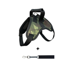 Coleira pet resistente para cachorro pitbull labrador dogo rottweiller + guia peitoral de cão husky
