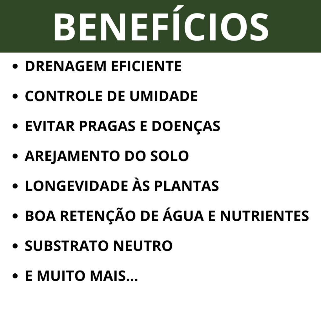 Casca De Pinus Polida 20 Litros P ou M Natural Jardinagem Decoração Saco 3, 10, 20 litros