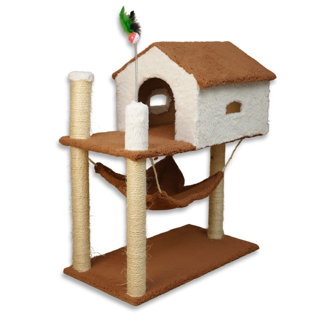 Arranhador Para Gatos Com Casinha Playground