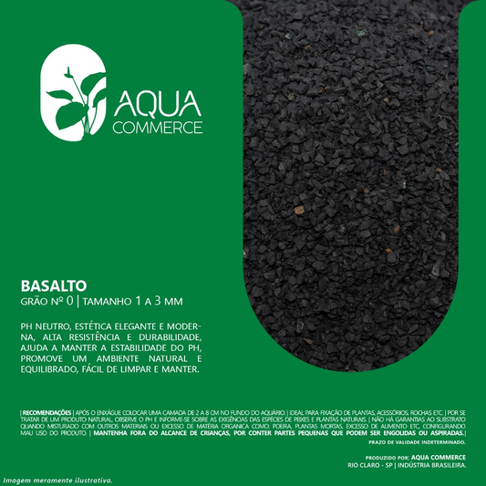 3Kg Basalto Substrato Aquário, Lago, fonte, Plantado Plantas
