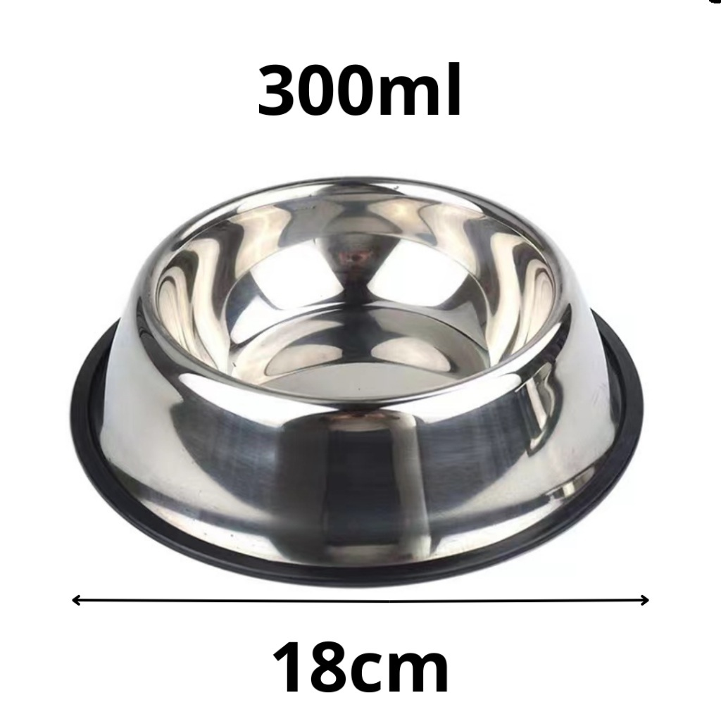 Kit Comedouro Pet Inox Comedouro Bebedouro Cachorro Gato Pet Pote Ração Vasilha Cachorro Gato Antiderrapante