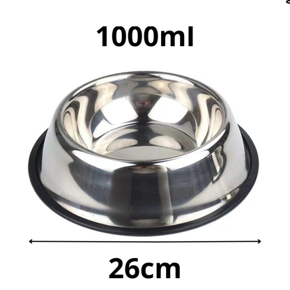 Kit Comedouro Pet Inox Comedouro Bebedouro Cachorro Gato Pet Pote Ração Vasilha Cachorro Gato Antiderrapante