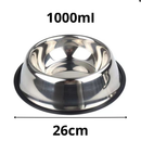Kit Comedouro Pet Inox Comedouro Bebedouro Cachorro Gato Pet Pote Ração Vasilha Cachorro Gato Antiderrapante