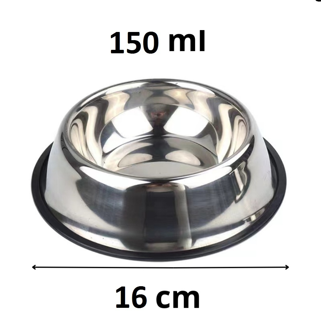 Kit Comedouro Pet Inox Comedouro Bebedouro Cachorro Gato Pet Pote Ração Vasilha Cachorro Gato Antiderrapante