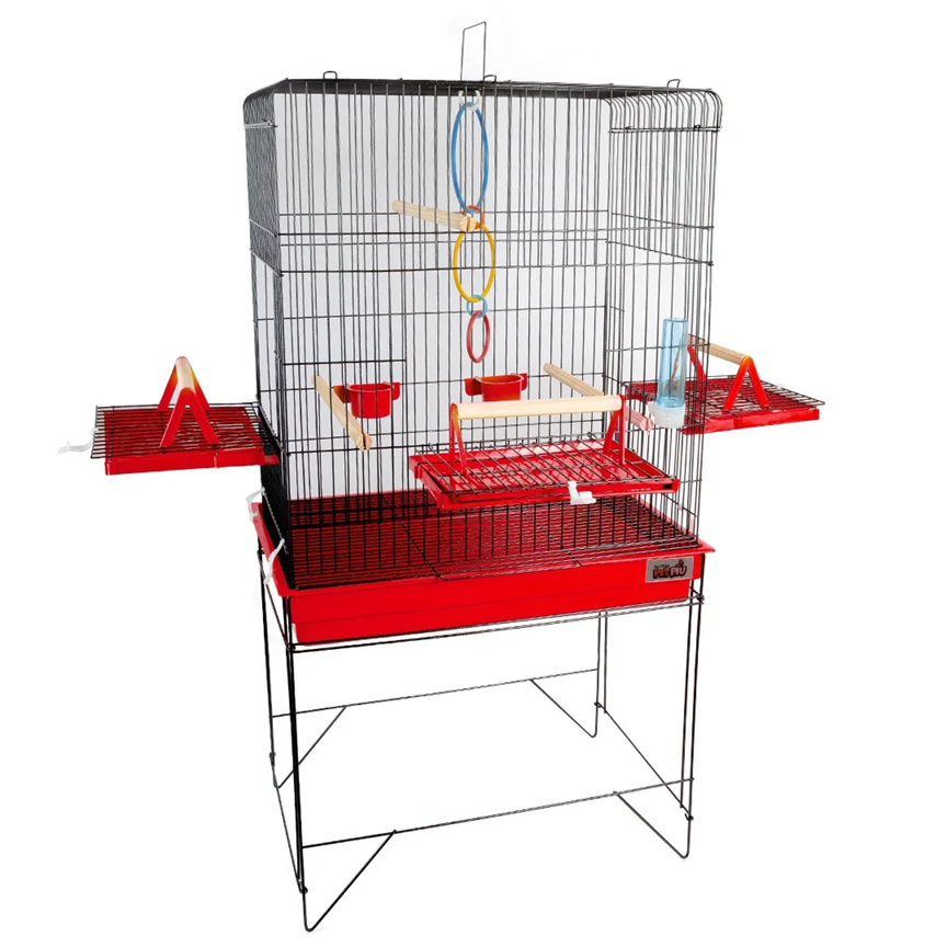 Viveiro Gaiola Calopsita Gaiolas Para Pássaros Aves Triplex Jel Plast Grande (Atenção Dois Modelos No Anúncio)