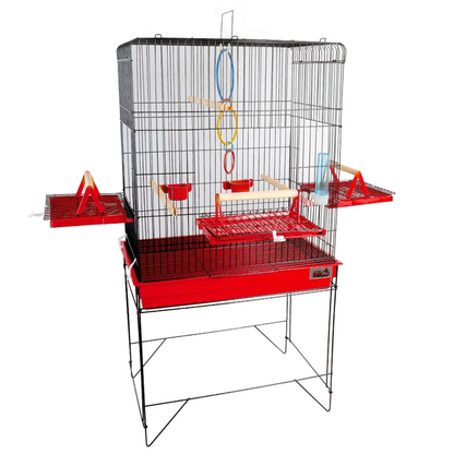 Viveiro Gaiola Calopsita Gaiolas Para Pássaros Aves Triplex Jel Plast Grande (Atenção Dois Modelos No Anúncio)