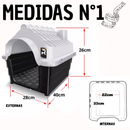 Casinha Cachorro Filhote Gato Pequeno N1 Casa Pet Com Proteção Raios UV Desmontável