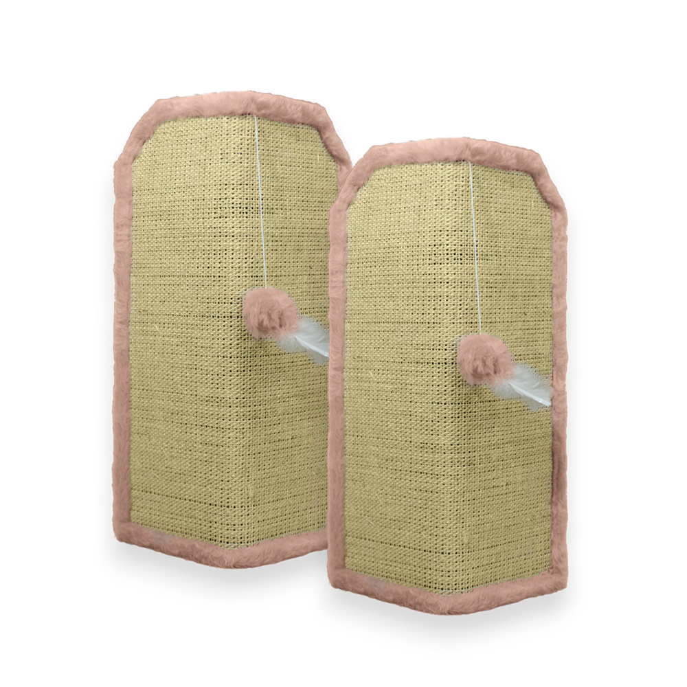 Arranhador Gato Proteção Canto De Sofá Base Interna Brinquedo Kit 2 Unidades - Miupetz Store