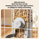 Dispensador de água suspenso para gaiola de pets, alimentador e bebedouro automático
