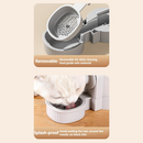 Dispensador de água suspenso para gaiola de pets, alimentador e bebedouro automático