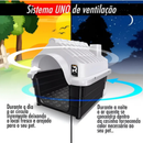 Casinha Cachorro N5 Porte Pequeno com Colchonete Casa Pet Proteção Raios UV Resistente