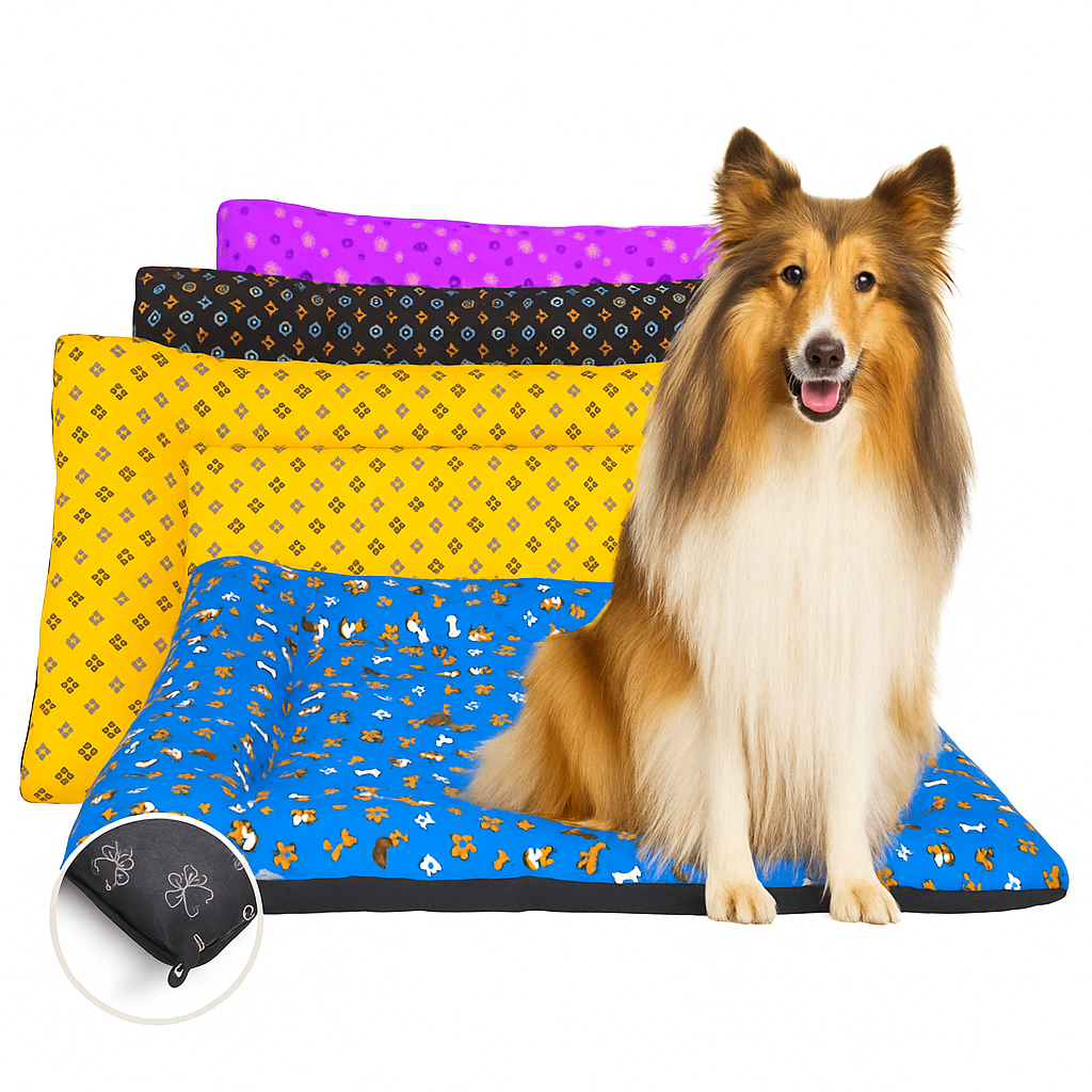 Cama Colchonete Para Pet Cachorro Gato Média 76 X 65 Cm