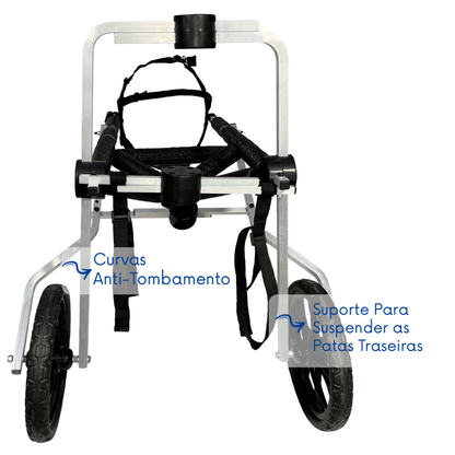Cadeira De 2 Rodas Cachorro Tam Xg Grande Paraplegia Pata Traseira Paralisia Pet Best Soluções