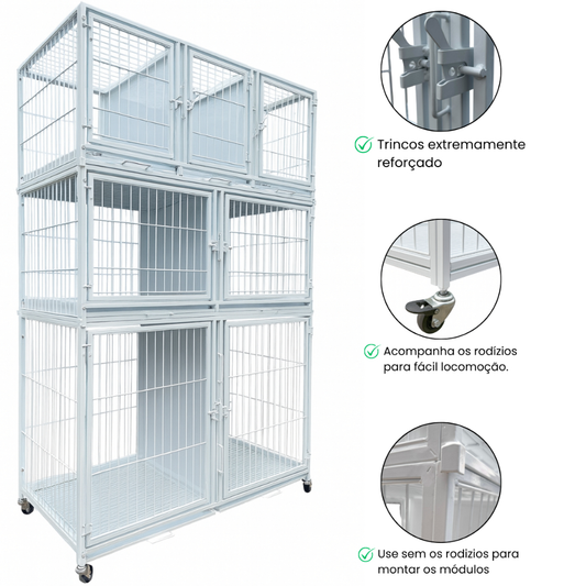 Canil Modular Pet Shop e Veterinária com Opções de Módulos
