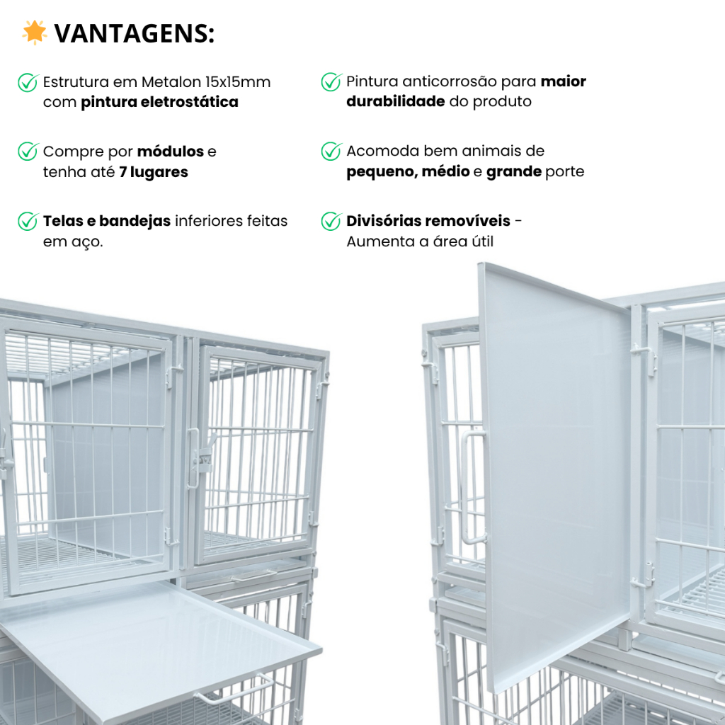 Canil Modular Pet Shop e Veterinária com Opções de Módulos