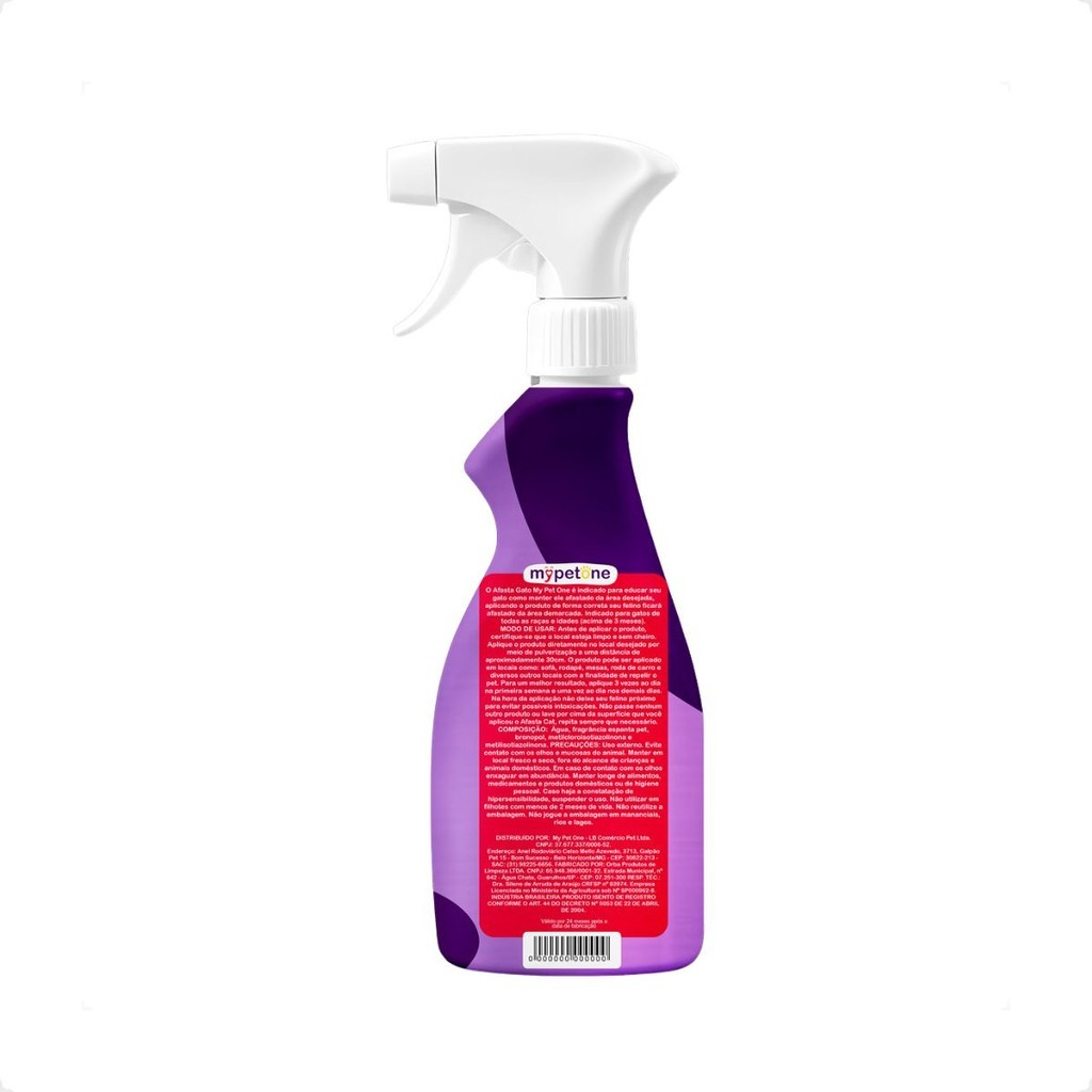 Kit 2 Afasta Gato Mypetone - 500mL