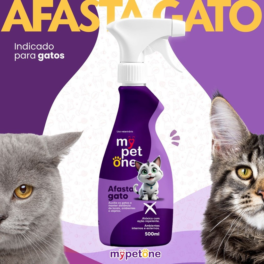 Kit 2 Afasta Gato Mypetone - 500mL