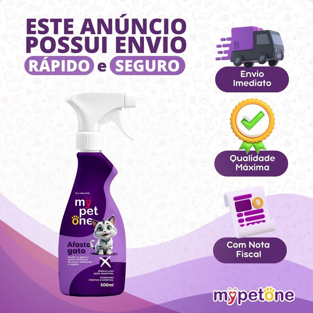 Kit 2 Afasta Gato Mypetone - 500mL