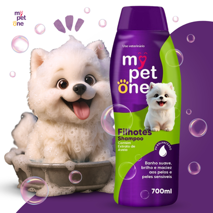Shampoo E Condicionador Para Cachorro E Gato Mypetone 700 Ml - 1 Unidade Ou Kit 2 Unidades