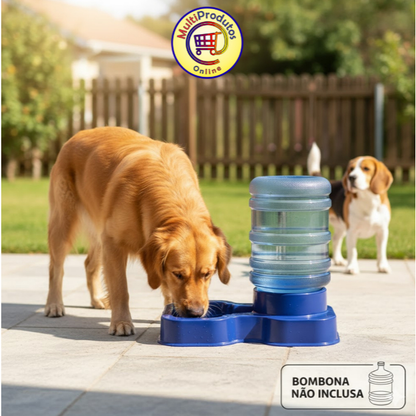 Base para Bebedouro Automático Cães Grande Porte 10/20 Litros Água Fresca Sem Reposição
