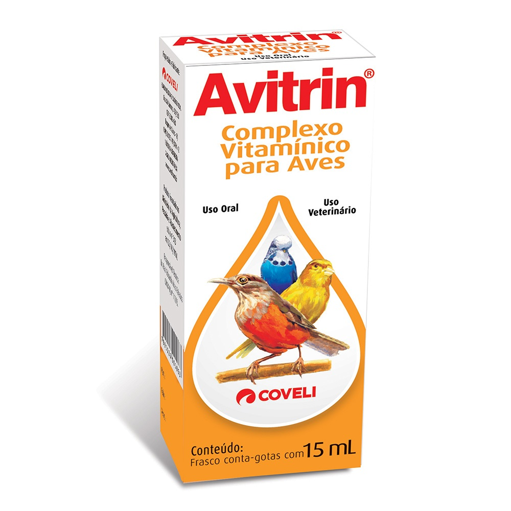 Suplemento Aves Avitrin Complexo Vitamínico 15ml