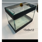 Aquario Beteira Aquario para Betta 15x9x12 Aquário para peixes ornamental