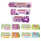 Saco de Lixo Aroma Lavanda e Citronela 10, 15, 30, 50 e 100 Litros - Qualysack