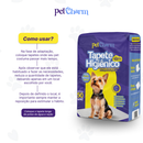 Kit Tapete Higiênico 10 até 100 unidades PetCharm Slim -Tamanho 50cm x 60cm Para Cachorros